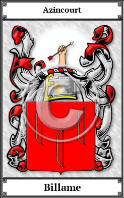 Billame Family Crest Download (JPG)  Book Plated - 150 DPI