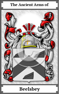 Beelsbey Family Crest Download (JPG)  Book Plated - 150 DPI