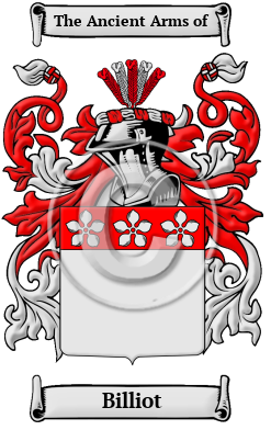 Billiot Family Crest/Coat of Arms