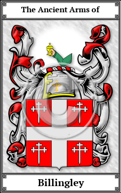 Billingley Family Crest Download (JPG) Book Plated - 600 DPI