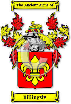 Billingsly Family Crest Download (JPG) Legacy Series - 600 DPI