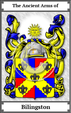 Bilingston Family Crest Download (JPG) Book Plated - 600 DPI