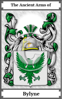 Bylyne Family Crest Download (JPG)  Book Plated - 150 DPI