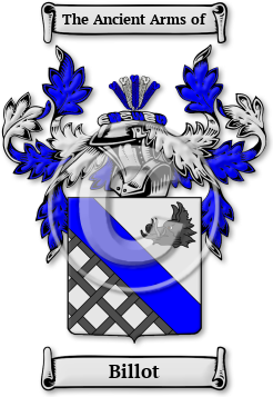 Billot Family Crest Download (jpg) Legacy Series - 150 DPI