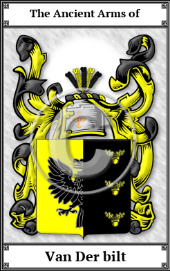 Van Der bilt Family Crest Download (JPG)  Book Plated - 150 DPI