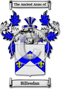 Billesdan Family Crest Download (JPG) Legacy Series - 600 DPI