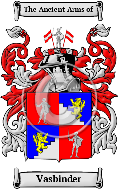 Vasbinder Family Crest Download (JPG) Heritage Series - 600 DPI