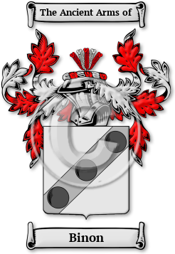 Binon Family Crest Download (JPG) Legacy Series - 600 DPI