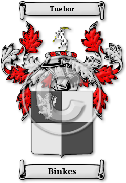 Binkes Family Crest Download (jpg) Legacy Series - 150 DPI