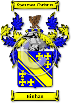 Binhan Family Crest Download (jpg) Legacy Series - 150 DPI