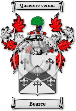 Bearce Family Crest Download (jpg) Legacy Series - 150 DPI