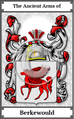 Berkewould Family Crest Download (JPG)  Book Plated - 150 DPI