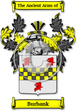 Burbank Family Crest Download (jpg) Legacy Series - 150 DPI