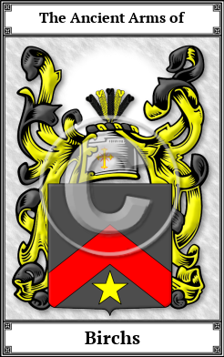 Birchs Family Crest Download (JPG)  Book Plated - 150 DPI