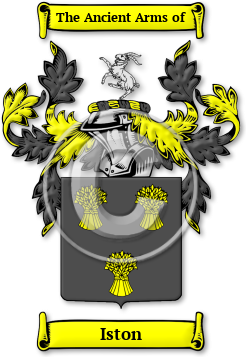 Iston Family Crest Download (jpg) Legacy Series - 150 DPI