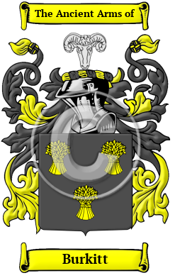 Burkitt Family Crest Download (JPG) Heritage Series - 600 DPI