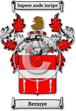 Bermye Family Crest Download (JPG) Legacy Series - 600 DPI