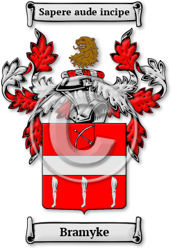 Bramyke Family Crest Download (jpg) Legacy Series - 150 DPI