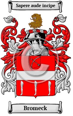Bromeck Family Crest/Coat of Arms