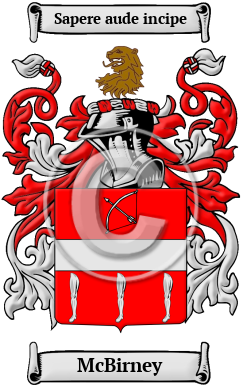 McBirney Family Crest/Coat of Arms