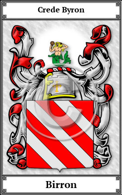 Birron Family Crest Download (JPG)  Book Plated - 150 DPI