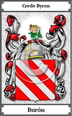 Burón Family Crest Download (JPG)  Book Plated - 150 DPI