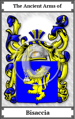 Bisaccia Family Crest Download (JPG)  Book Plated - 150 DPI