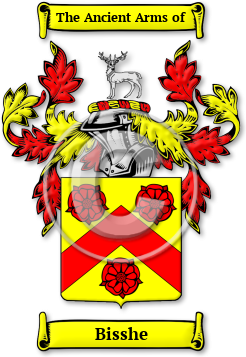 Bisshe Family Crest Download (jpg) Legacy Series - 150 DPI