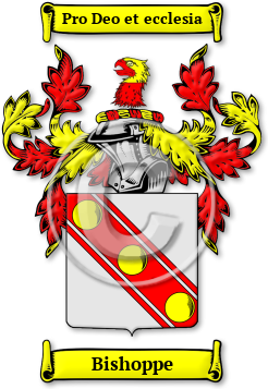 Bishoppe Family Crest Download (jpg) Legacy Series - 150 DPI