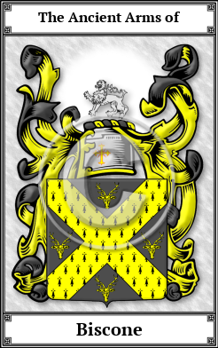 Biscone Family Crest Download (JPG) Book Plated - 600 DPI