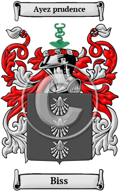 Biss Family Crest Download (JPG) Heritage Series - 600 DPI