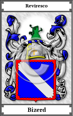 Bizerd Family Crest Download (JPG)  Book Plated - 150 DPI