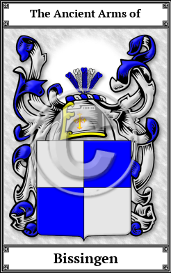 Bissingen Family Crest Download (JPG)  Book Plated - 150 DPI