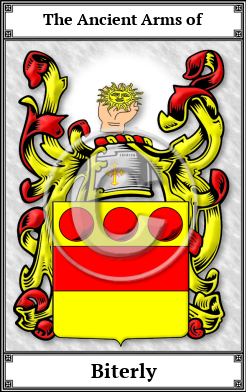 Biterly Family Crest Download (JPG) Book Plated - 600 DPI