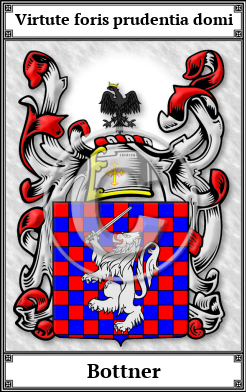 Bottner Family Crest Download (JPG)  Book Plated - 150 DPI