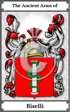 Biselli Family Crest Download (JPG)  Book Plated - 150 DPI