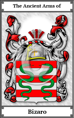 Bizaro Family Crest Download (JPG) Book Plated - 600 DPI
