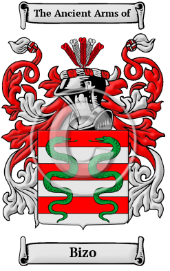 Bizo Name Meaning, Family History, Family Crest & Coats of Arms
