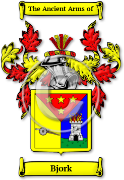 Bjork Family Crest Download (JPG) Legacy Series - 600 DPI