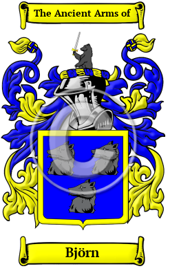Björn Family Crest Download (JPG) Heritage Series - 300 DPI
