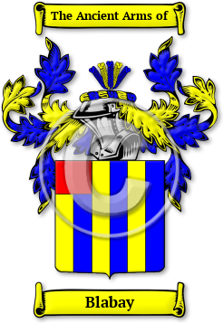 Blabay Family Crest Download (jpg) Legacy Series - 150 DPI