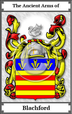 Blachford Family Crest Download (JPG) Book Plated - 600 DPI
