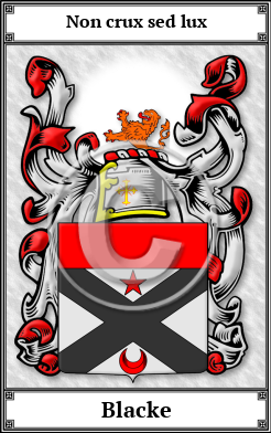 Blacke Family Crest Download (JPG) Book Plated - 300 DPI