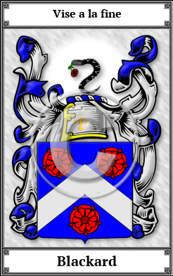 Blackard Family Crest Download (JPG) Book Plated - 600 DPI