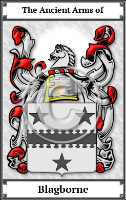 Blagborne Family Crest Download (JPG)  Book Plated - 150 DPI