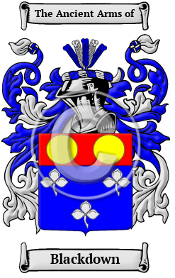 Blackdown Family Crest Download (JPG) Heritage Series - 600 DPI
