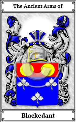 Blackedant Family Crest Download (JPG)  Book Plated - 150 DPI