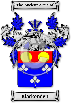 Blackenden Family Crest Download (jpg) Legacy Series - 150 DPI