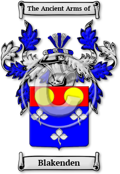 Blakenden Family Crest Download (jpg) Legacy Series - 150 DPI