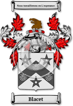 Blacet Family Crest Download (jpg) Legacy Series - 150 DPI